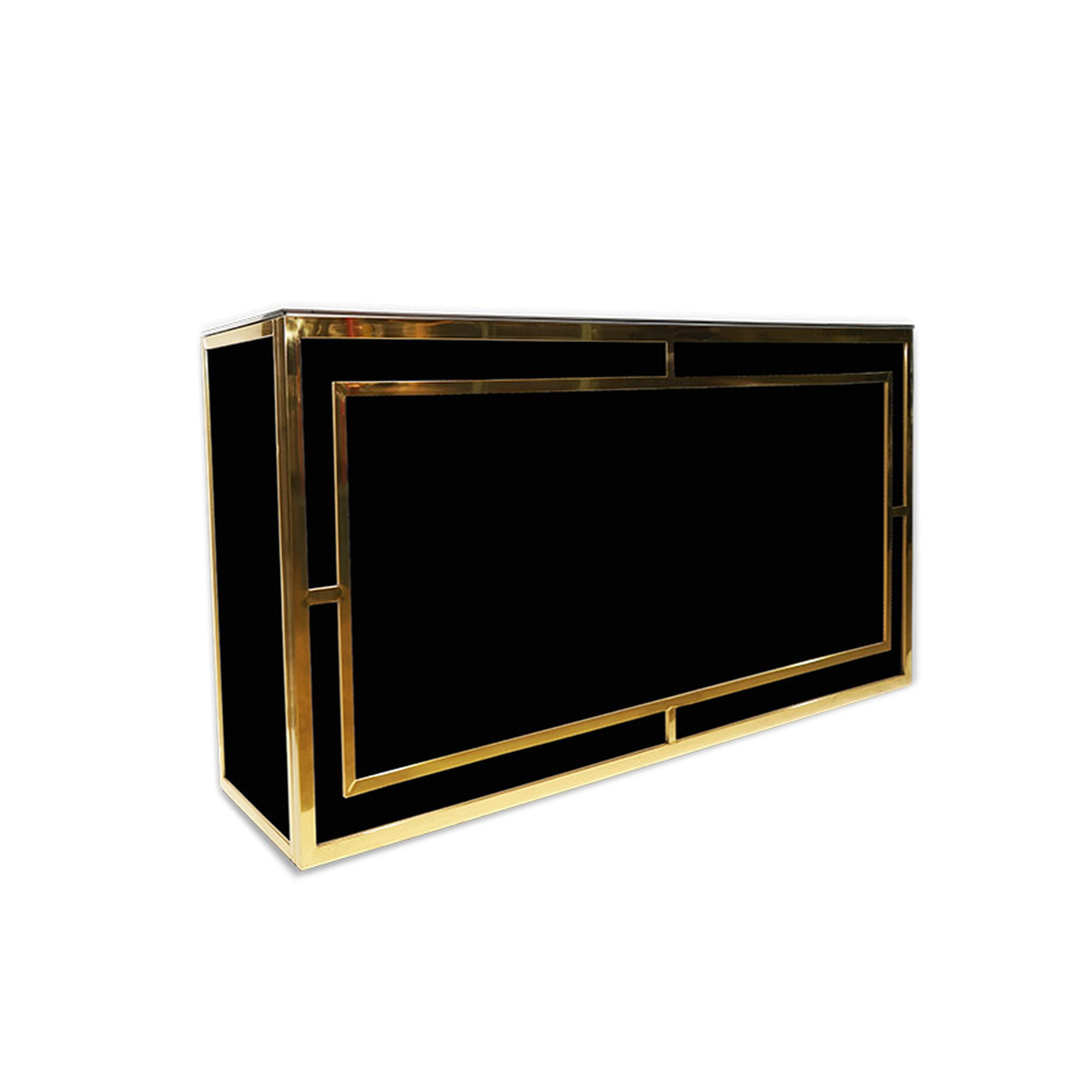 6' Black & Gold Cecilia Bar
