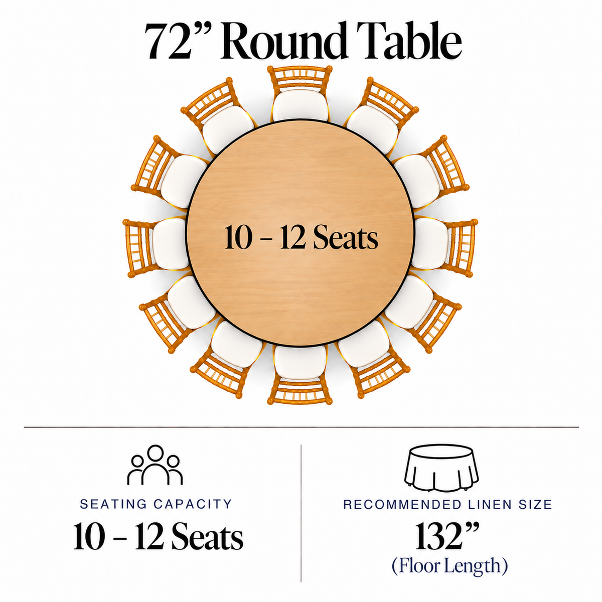 72″ Round Table