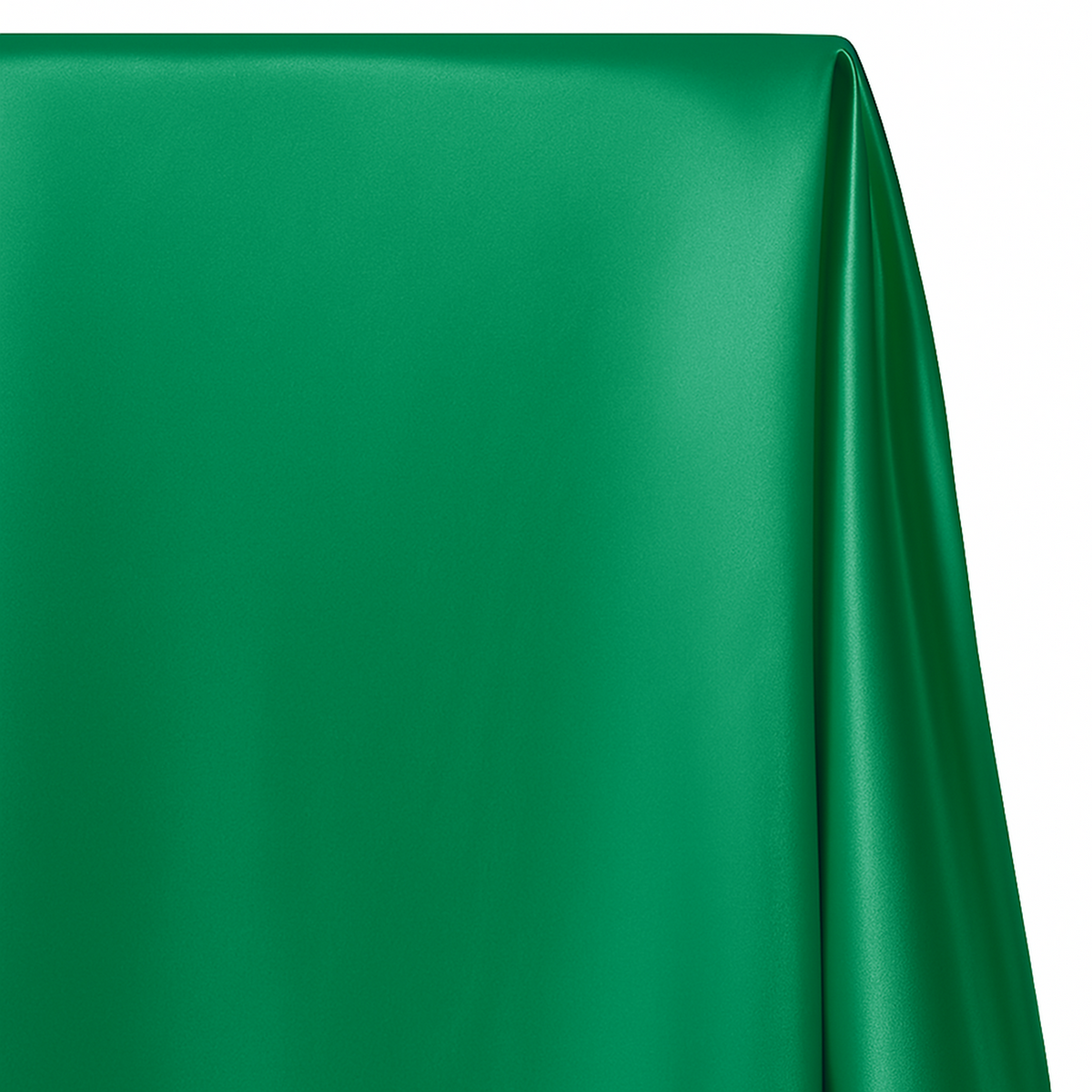 Emerald Green Satin Fabric