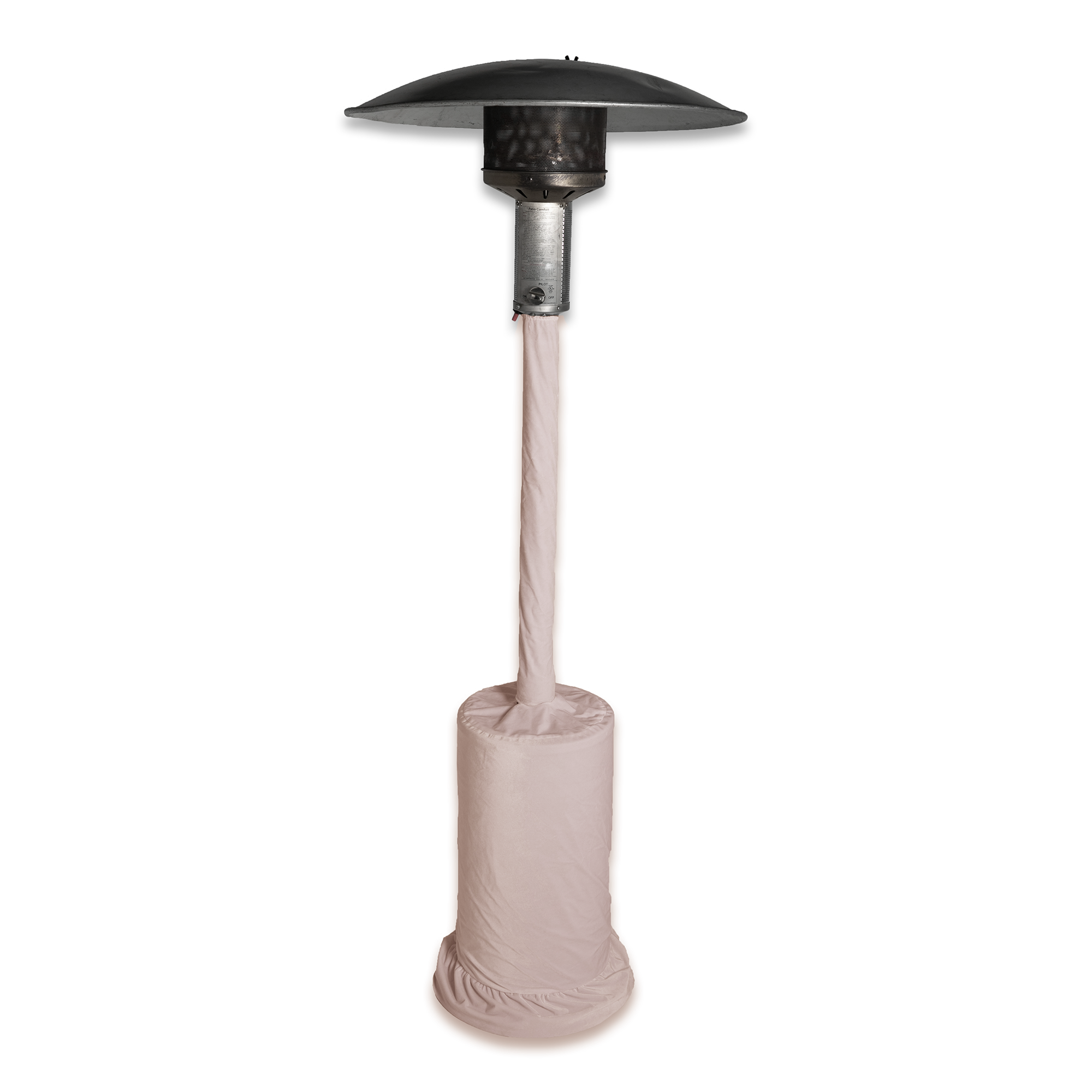 Outdoor Gas Heater w/ Champagne Velvet Cover