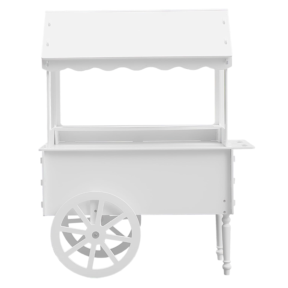 White Dessert Cart Stand