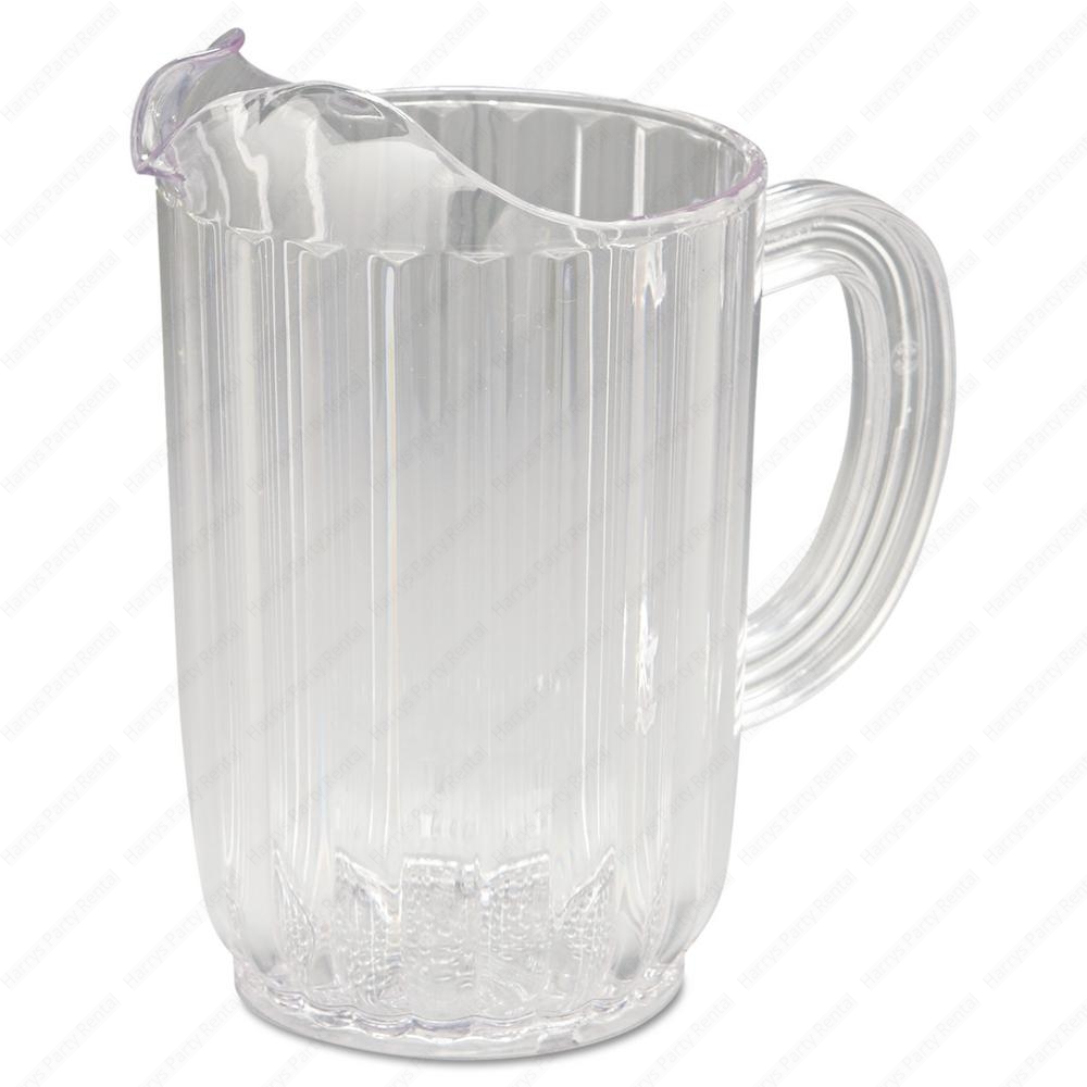 New Style Plastic Water Pitcher - Celebrations! Party Rentals